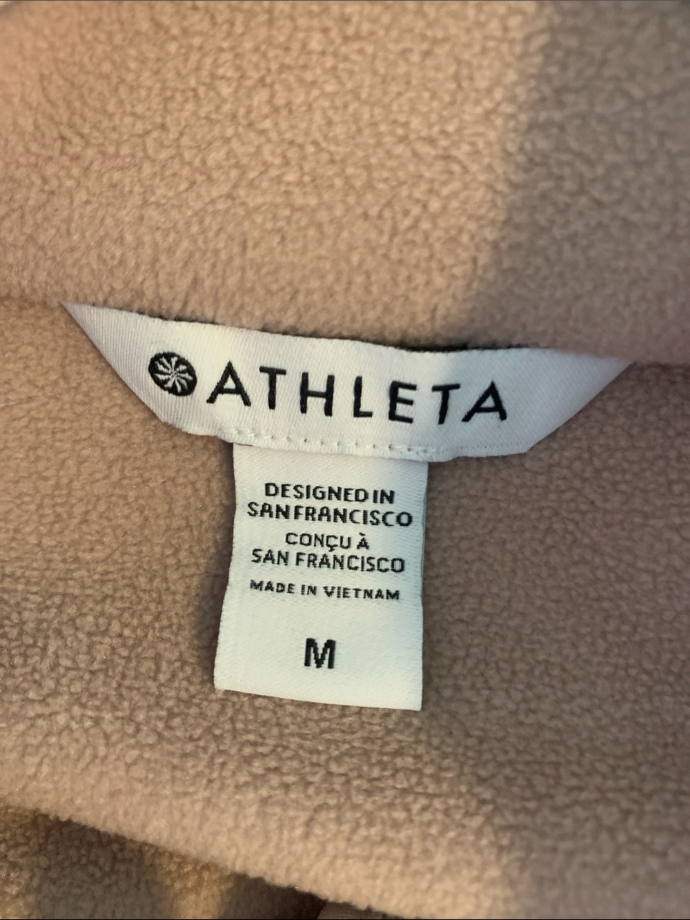 Athleta Mauve-Pink Snap Pullover - Picture 8 of 9